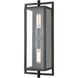 Rankin 2 Light 19.7 inch Textured Black Outdoor Wall Sconce